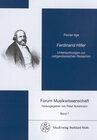 Buchcover Ferdinand Hiller - Untersuchungen zur zeitgenössischen Rezeption
