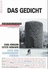 Buchcover Das Gedicht. Zeitschrift /Jahrbuch für Lyrik, Essay und Kritik / DAS GEDICHT Nr. 7