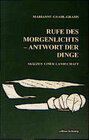 Buchcover Rufe des Morgenlichts - Antwort der Dinge