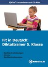 Buchcover Fit in Deutsch: Diktattrainer 5. Klasse (Windows 10 / 8 / 7 / Vista / XP)