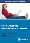 Buchcover Fit in Deutsch: Diktattrainer 6. Klasse (Windows 10 / 8 / 7 / Vista / XP)