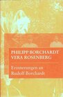 Buchcover Erinnerungen an Rudolf Borchardt
