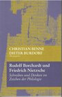 Buchcover Rudolf Borchardt und Friedrich Nietzsche