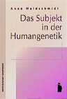 Buchcover Das Subjekt in der Humangenetik