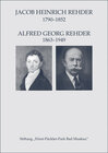 Buchcover Jacob Heinrich Rehder 1790–1852 Alfred Georg Rehder 1863–1949