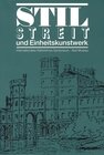 Buchcover Stilstreit und Einheitskunstwerk