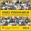 Buchcover index Personarum 2014