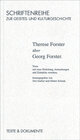 Buchcover Therese Forster über Georg Forster