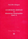 Buchcover Augsburger Seminare in Klassischer Homöopathie, Bd. II