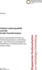 Buchcover Urbane Lebensqualität und die Große Transformation