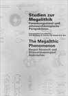 Buchcover Studien zur Megalithik. Forschungsstand und ethnoarchäologische Perspektiven