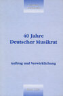 Buchcover 40 Jahre Deutscher Musikrat