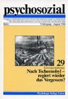 Buchcover Nach Tschernobyl - regiert wieder das Vergessen?