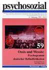 Buchcover Ossis und Wessis: Psychogramm deutscher Befindlichkeiten