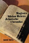 Buchcover Magister Adrian Beiers Jehnische Chronika 1600-1672