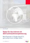 Buchcover Texten für das Internet mit SEO Suchmaschinenoptimierung.