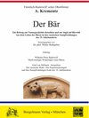Buchcover Der Bär. Die ungekürzte Bärenmonographie des Fürstlich-Radziwill'schen Oberförsters A. Krementz