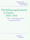 Buchcover Flüchtlingsorganisationen in Hessen 1945-1954