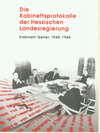 Buchcover Die Kabinettsprotokolle der Hessischen Landesregierung