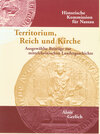 Buchcover Territorium, Reich und Kirche