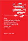 Buchcover Die Kabinettsprotokolle der Hessischen Landesregierung