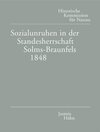 Buchcover Sozialunruhen in der Standesherrschaft Solms-Braunfels 1848