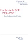 Buchcover Die hessische SPD 1950 - 1959.