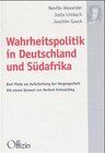 Buchcover Wahrheitspolitik in Deutschland und Südafrika