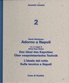 Buchcover Martin Mittelmeier: Adorno a Napoli con un saggio di Alfred Sohn-Rethel: Das Ideal des Kaputten. Über neapoletanische Te