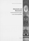 Buchcover Dokumente und Monumente