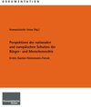 Buchcover Perspektiven des nationalen und europäischen Schutzes der Bürger- und Menschenrechte