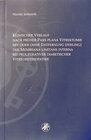 Buchcover Klinischer Verlauf nach früher Pars plana Vitrektomie mit oder ohne Entfernung (peeling) der Membrana limitans interna b