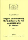 Buchcover Regesten zum Gerichtsbuch Amt Scheibenberg Nr. 78/3 von 1607 bis 1722 für Elterlein / Teil 3