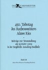 Buchcover 450. Todestag des Rechenmeisters ADAM RIES