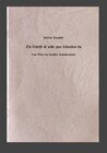 Buchcover Die Schrift ist nicht zum Schreiben da