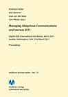 Buchcover Managing Ubiquitous Communications and Services 2011