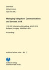 Buchcover Managing Ubiquitous Communications and Services 2014
