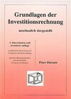 Buchcover Grundlagen der Investitionsrechnung - anschaulich dargestellt