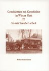 Buchcover Geschichten mit Geschichte in Wister Platt