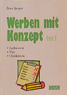 Buchcover Werben mit Konzept