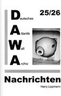 Buchcover DAWA Nachrichten des Deutschen Atlantikwall-Archivs / DAWA Nachrichten 25/26