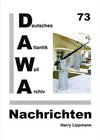 Buchcover DAWA Nachrichten des Deutschen Atlantikwall-Archivs