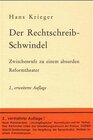 Buchcover Der Rechtschreib-Schwindel