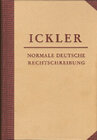 Buchcover Normale deutsche Rechtschreibung