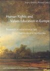 Buchcover Human Rights and Values Education in Europe