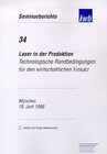 Buchcover Laser in der Produktion
