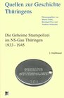 Buchcover Quellen zur Geschichte Thüringens