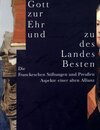 Buchcover Gott zur Ehr und zu des Landes Besten