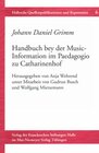 Buchcover Handbuch bey der Music-Information im Paedagogio zu Catharinenhof