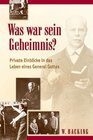 Buchcover Was war sein Geheimnis?